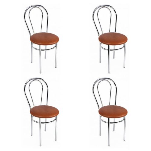 Nizza étkezőszék króm + calvados 4 db