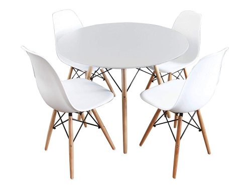GAMIN II NEW modern 80cm étkezőszett 4 étkezőszékkel