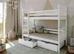 ADAS kétszemélyes emeletes gyerekágy 90x190  cm, Szürke